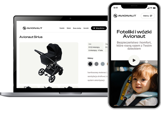 Realizacja sklepu internetowego z branży dziecięcej