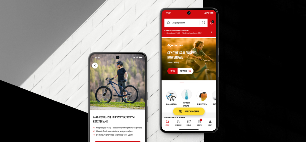 Realizacja aplikacji mobilnej dla Martes Sport