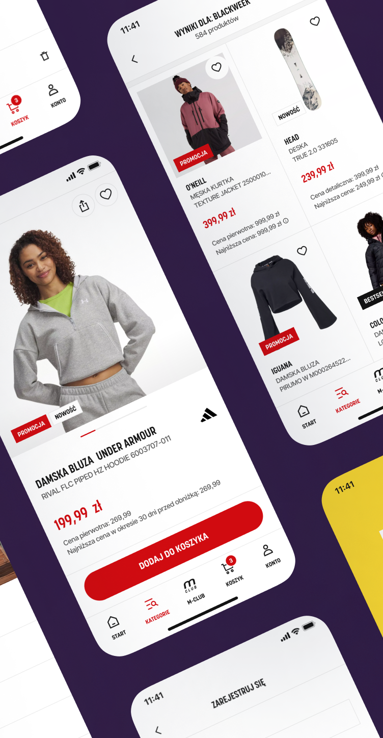 Wdrożenie aplikacji mobilnej dla Martes Sport