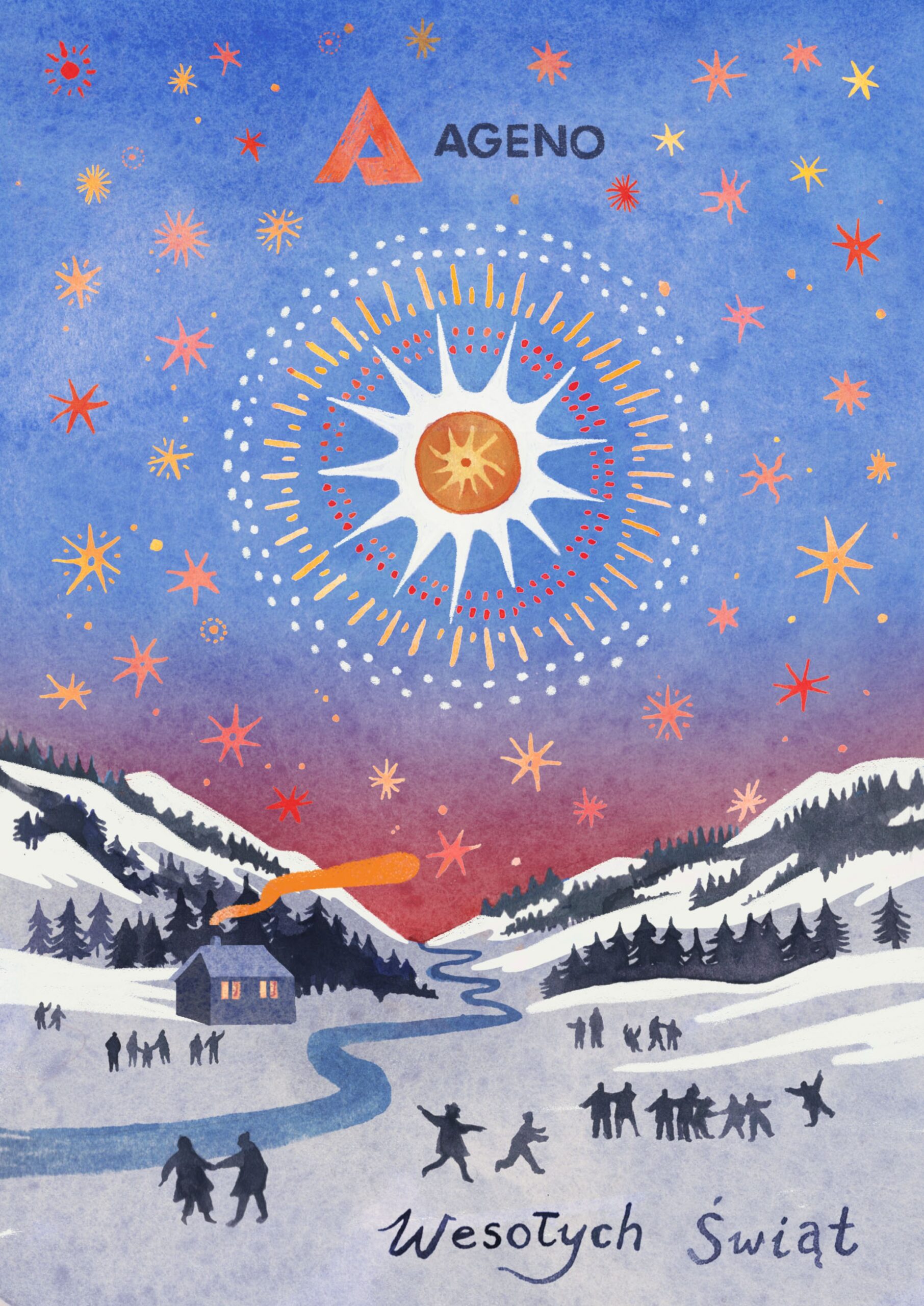 aleksandra czudżak Kartka Świąteczna Ageno 2025