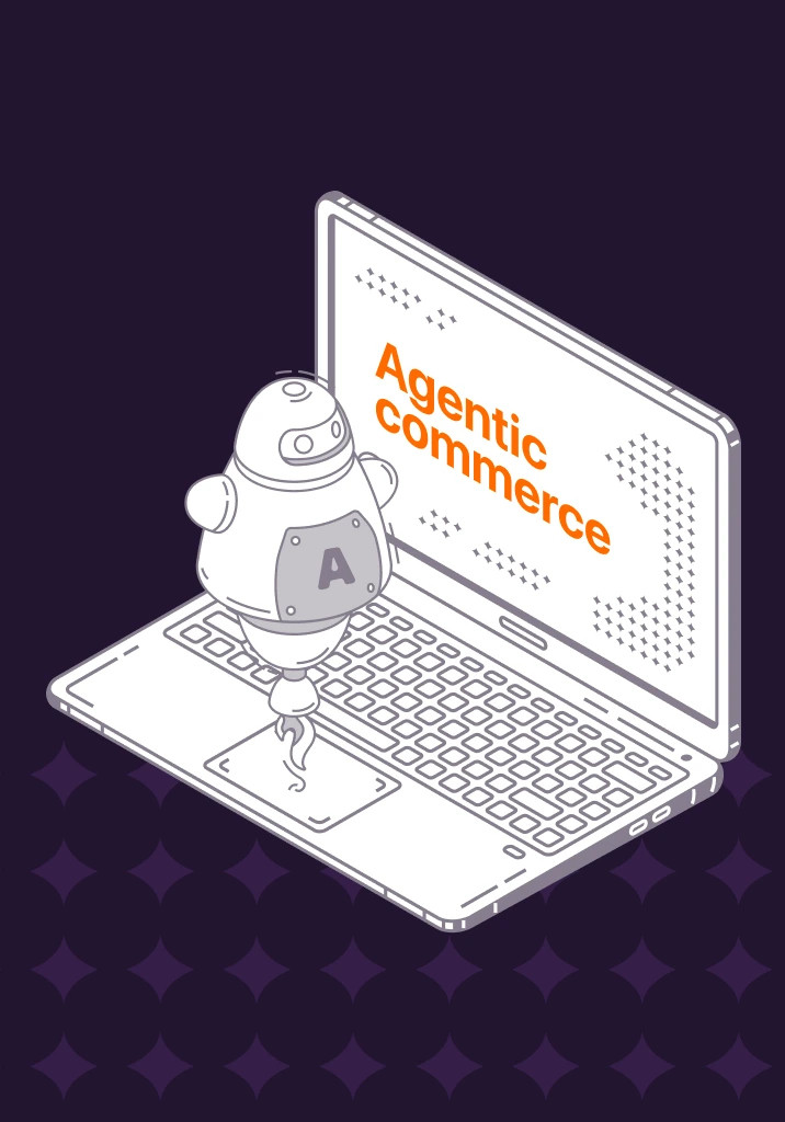 Grafika ilustrująca temat agentic commerce