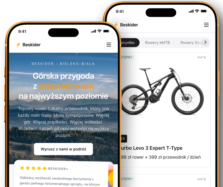 E-commerce dla wypożyczalni rower&oacute;w - realizacja Ageno